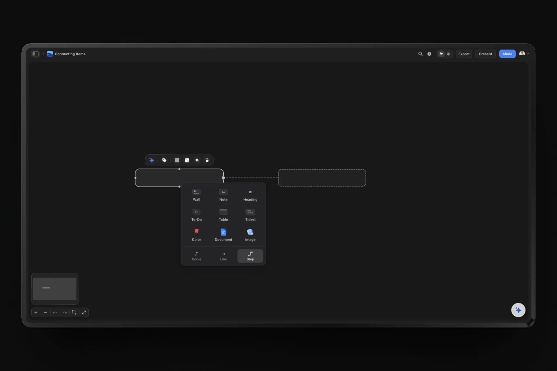 Connect and Create in One Move